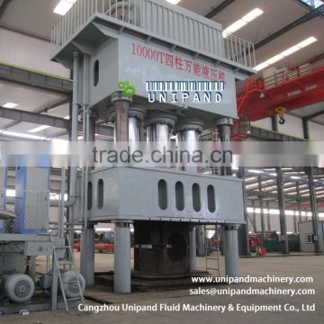 High Quality Four Pillars Hydraulic Press Machine UNI-10000T made in China