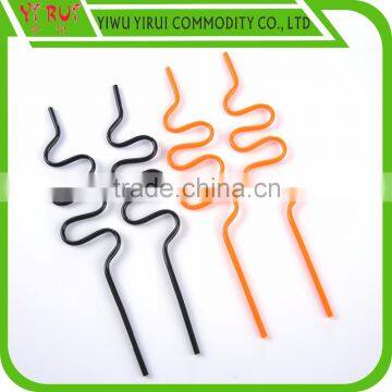 snake pattern multiple shape drinking straws