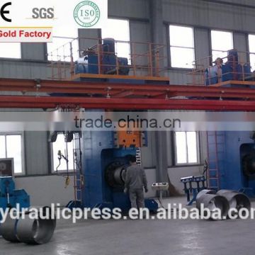 Alibaba Express Factory Price Tire Rim Flatting and Punching Machine