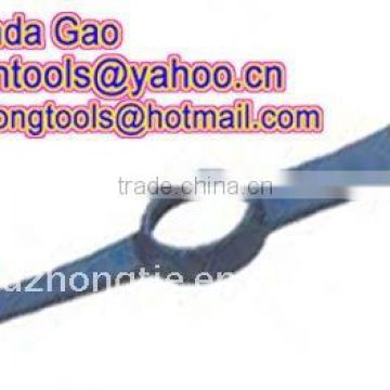 OEM orders top quality cheap drop forged hand tools factory P416 Steel Pick Mattock Pickaxe head