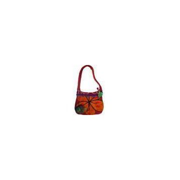 Colorful Handmade Felt Bags, Recycled Handicraft Shoulder FELT Ladies Bag