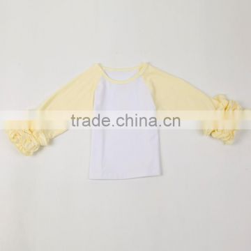 china import t shirts wholesale icing ruffle shirt for baby girl