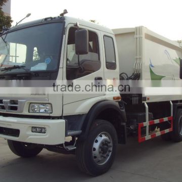 Garbage truck with compactor for sale in China