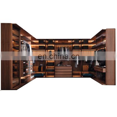Modern design wooden bedroom furniture walk in wardrobe closet