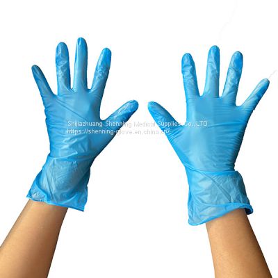 Nitrile Blend Gloves Dental Gloves Powder Free Textured Synthetic Nitrile Gloves