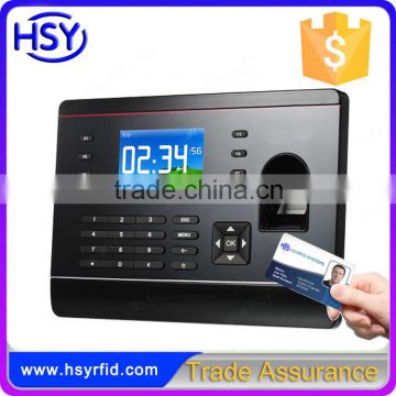 Smart RFID Card Fingerprint Time Attendance Time Recorder with free software