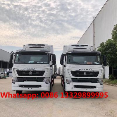 Good price and high quality Customized SINO TURK HOWO 6*4 LHD 380hp diesel Euro 4 refrigerated truck for sale