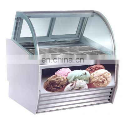commerical mini ice cream display counter freezer display for ice cream