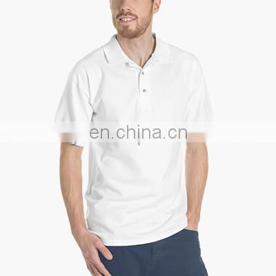 Plain White Design 2022 Prime Quality Polo Shirt For Men With Embroider Logo