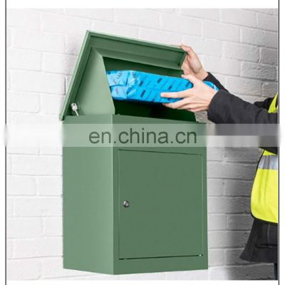 Decorative design professional office building stainless steel antique post box parcel mailbox