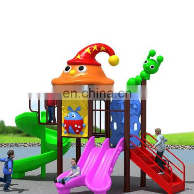 Free design kids playground swing and slide combination plastic toy for fun