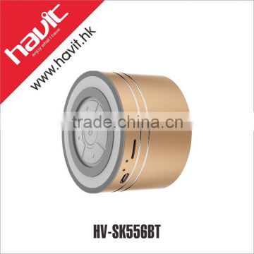 HAVIT HV-SK556BT cheap mini bluetooth speaker 2016 metal round design
