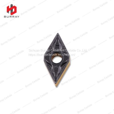 DNMG150404-PM Carbide Turning Insert with Bi-color CVD Coating for Steel