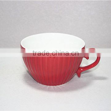 Red solo cups wholesale,christmas soup mug,ceremic mug 14oz