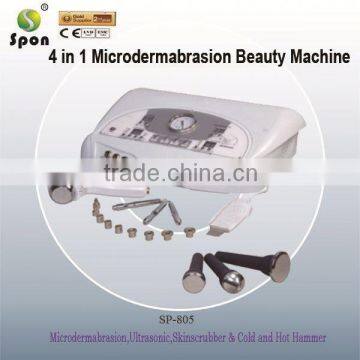 4 in 1 multifunctional facial equipment with cold&hot hammer (CE approved)