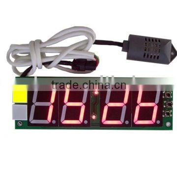 1.5 inch 4 digit led clock circuit module with temp & humidity display