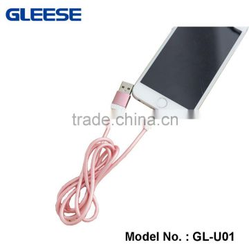 2016 Pink USB New USB 2.1 Data Charger Cable For iphone5/iphone6/plus
