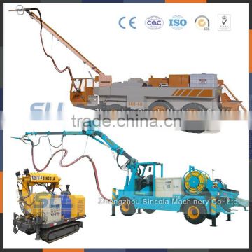 Tunnel construction Electric and Diesel Dual Drive Concrete Spraying System