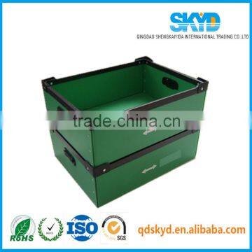 The use of plastic containers of PP hollow board turnover box