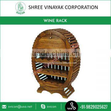 100% Natural Wood Wine Storage Shelf Wine Rack