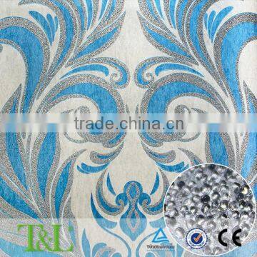 Luxury glass bead wallpaper from china wallpaper wholesale