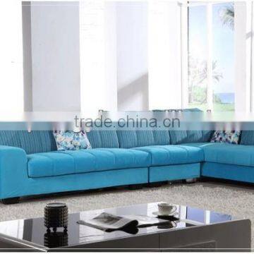 Living room modern lesiure fabric sofa corner sofa