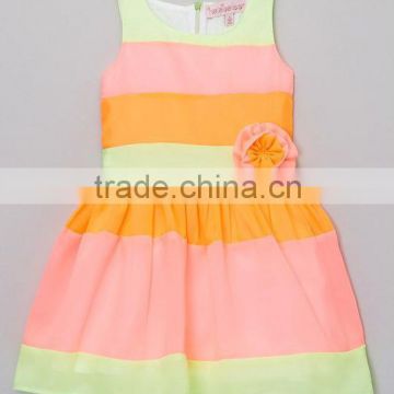 2015 simple design sleeveless birthday party latest dress designs one piece girls party dresses with wholesale price party dress
