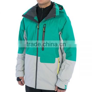 2016 Best quality ripstop shell fabric with stretch side panels luxury ski wear