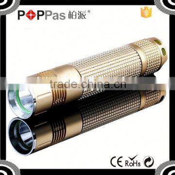 POPPAS F16UV Mini 365nm UV led light Money Detector Portable Pocket Torch