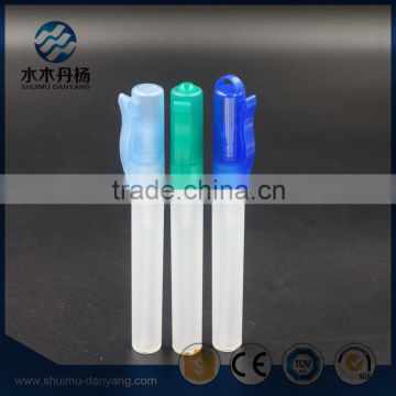 Hot selling 10ml pen shaped pocket size plastic cap perfume bottle