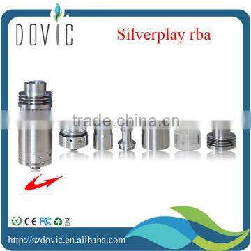 TOBECO silverplay rta clone atomizer without logo in high quality