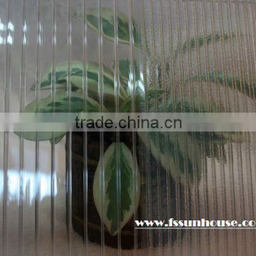 clear roofing plastic pc hollow sheet