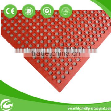 non slip Anti slip holes Rubber mesh mats