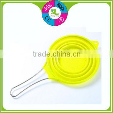 Customized silicone collapsible wire fry basket