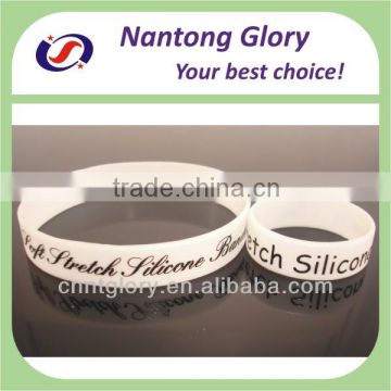 custom soft stretch silicone bracelets