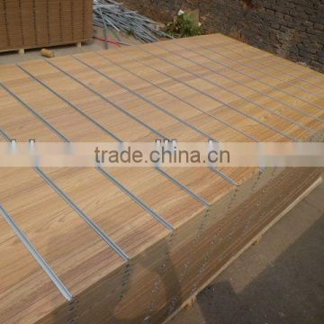 decorative grooved plywood