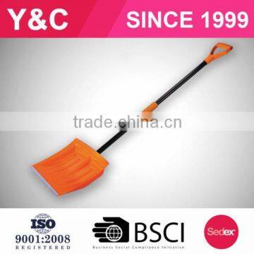 heavy duty plastic long handle snow shovel