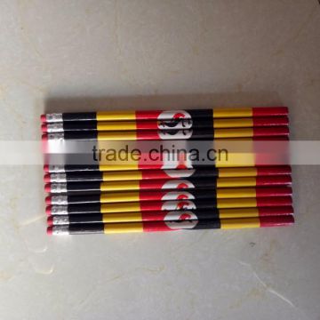 178mm hb wooden pencil for Uganda