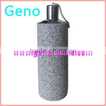 cylinder shape grey color the oil lantern small oil lamp