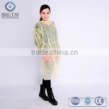Medical useful disposable isolation gown surgical gown