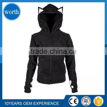 Cat Hoodie OEM Service Cute Style for Young Lady