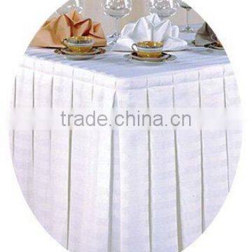 polyester table skirt,table skirt ,table cloth