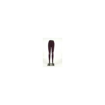 Anti - Pilling Womens Footless Tights , Fancy Cotton Spandex Leggings