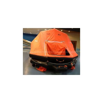 Marine used inflatable life raft 50 persons self-righting type SOLAS approved