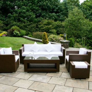 Decorative Luxury Outdoor Patio Furniture Wicker Rattan Environmental Protection