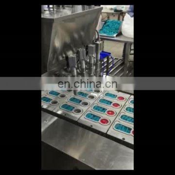 rotary iced tea/water cup filling sealing machine made in shanghai