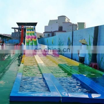 Rainbow boat slides for Water rides park
