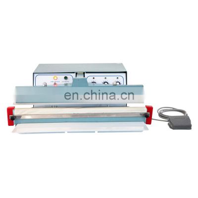 PFS-450T Hualian Table Style Semi Automatic Industrial Heat Impulse Plastic Bag Foot Sealer Pedal Sealing Machine