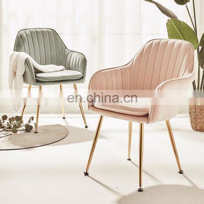 Dining Chair Wholesale Gold Luxury Nordic Cheap Indoor Home Furniture Room Restaurant Dinning Leather Velvet Modern Dining Chair