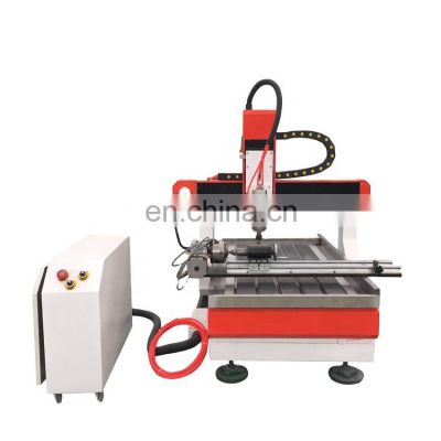 China remax cheap mini 3d  4 axis wood cnc machine woodworking rotary wood router 6090